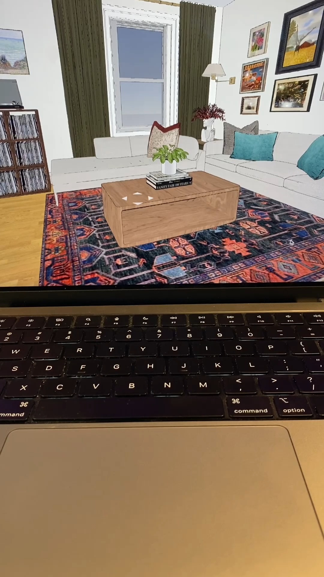 The power of color and texture! ✨ See how using bold textures and pops of color transformed this living room, making their existing art and sofas truly shine. 

 #LTKHome #LTKStyleTip #LTKFamily