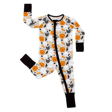 Boo Crew Bamboo Viscose Zippy | Little Sleepies