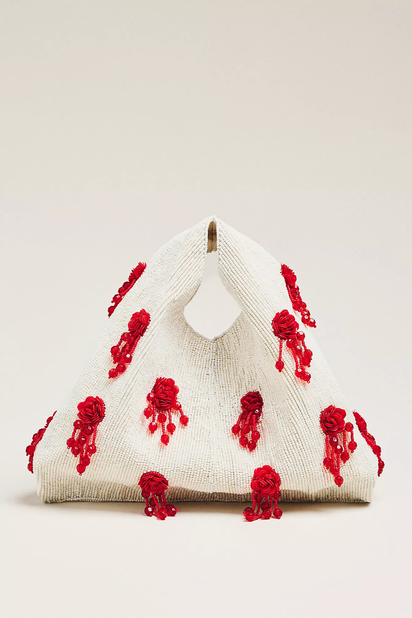 Studded Beaded Satchel Bag | Anthropologie (US)