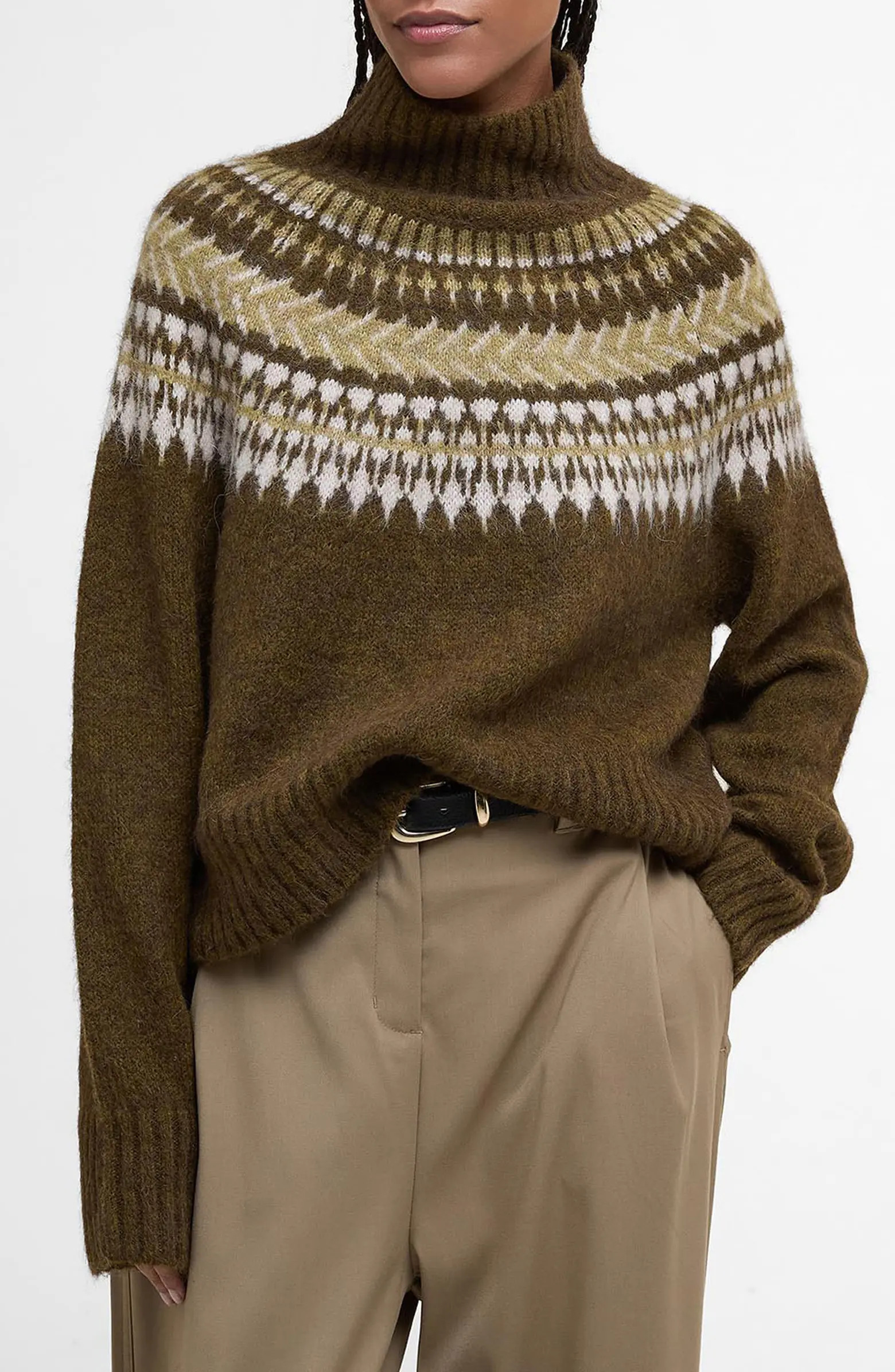 Lorrie Fair Isle Wool & Alpaca Blend Sweater | Nordstrom