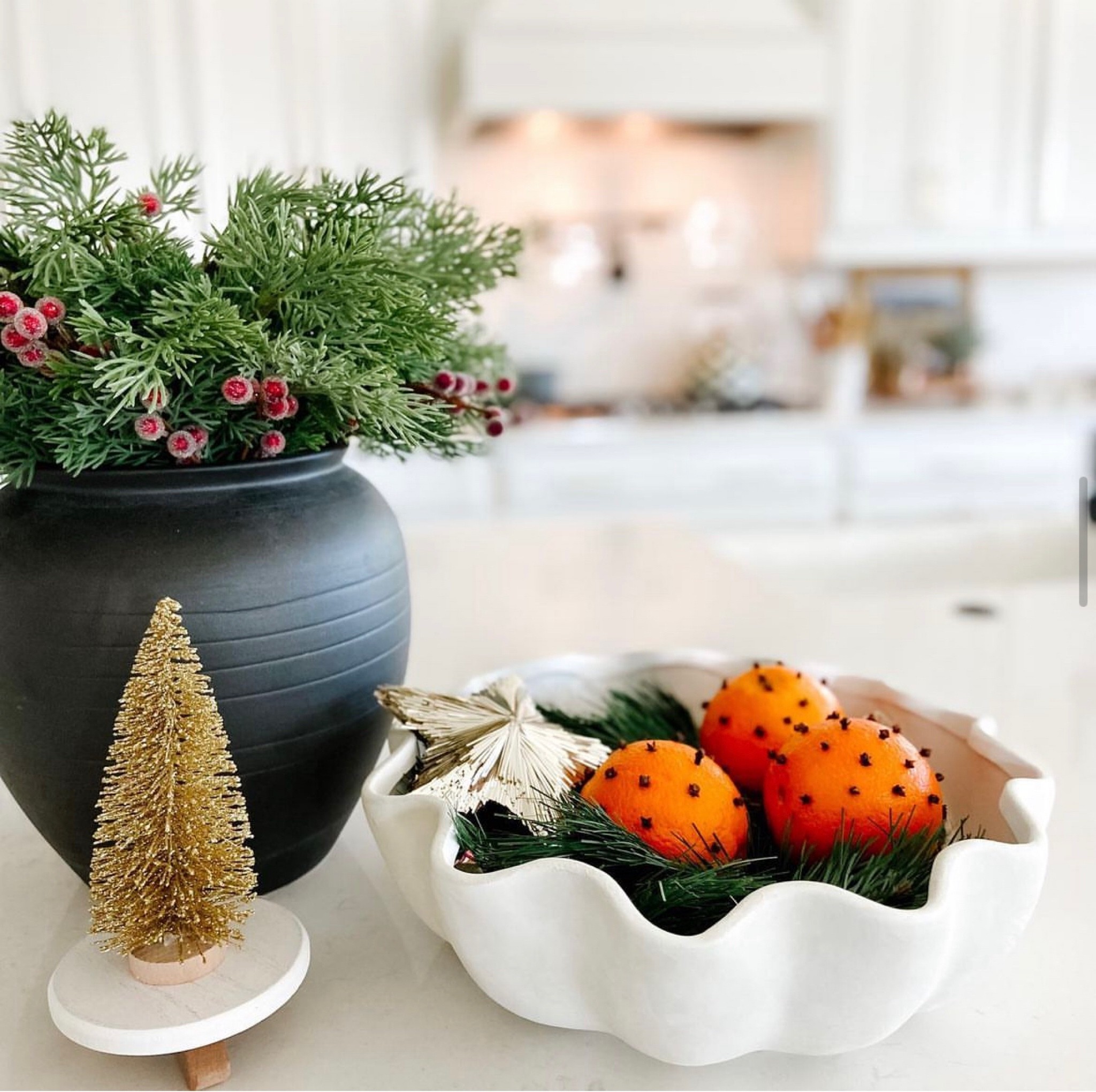 Christmas decor that is pretty and smells amazing! Cloved oranges are a favorite tradition in our home and this is a fun way to display them!

#LTKSeasonal #LTKhome #LTKHoliday
