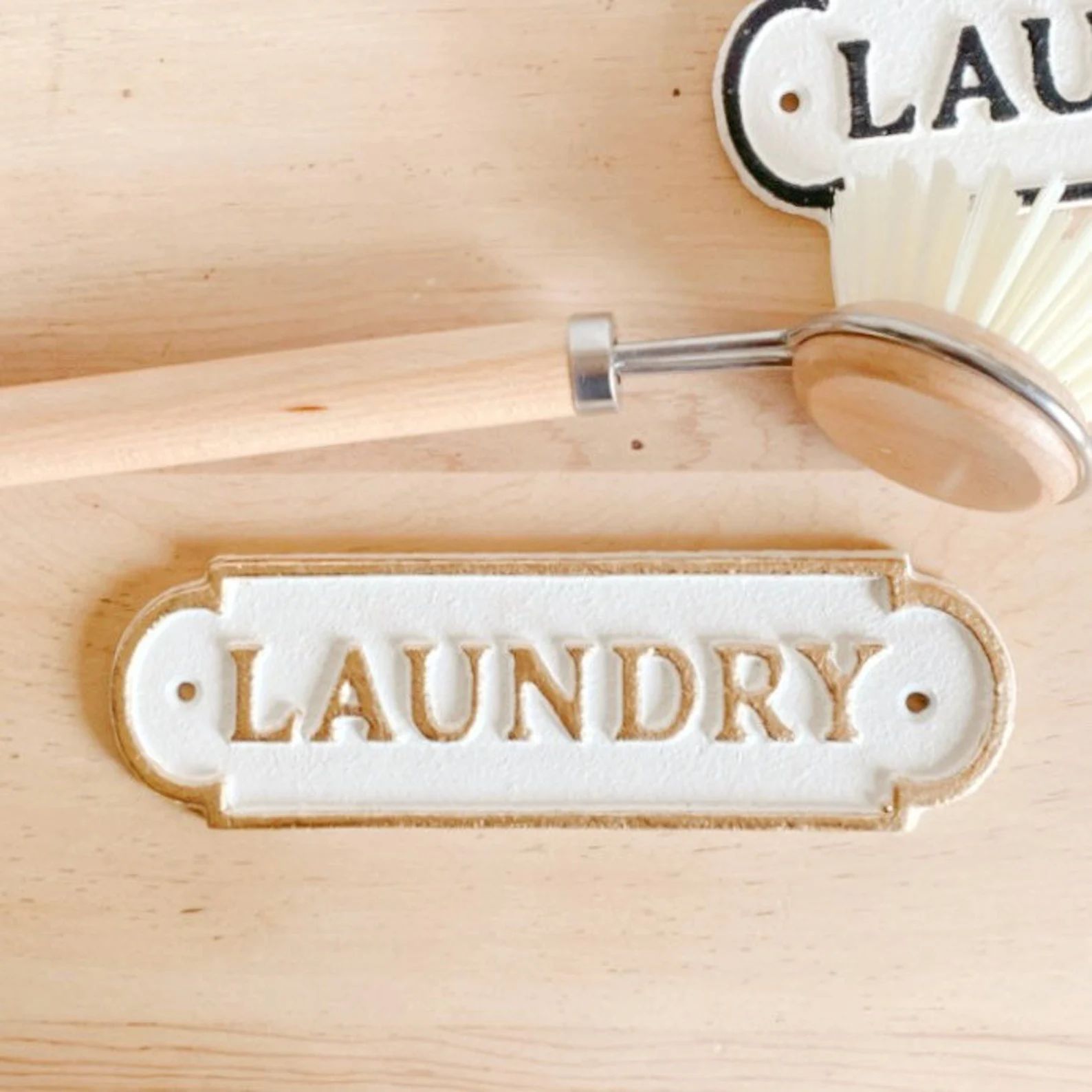 Laundry Sign, Cast Iron Sign, Cast Iron Laundry Sign, Laundry Door Plaque, Laundry Wall Plaque, G... | Etsy (US)