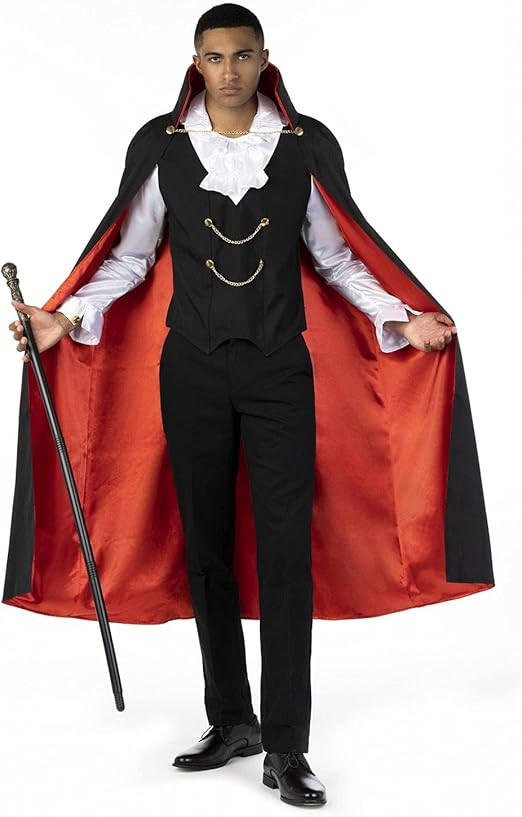 Morph Vampire Costume Men, Mens Vampire Costume, Dracula Costume Men, Adult Vampire Costume, Men'... | Amazon (US)