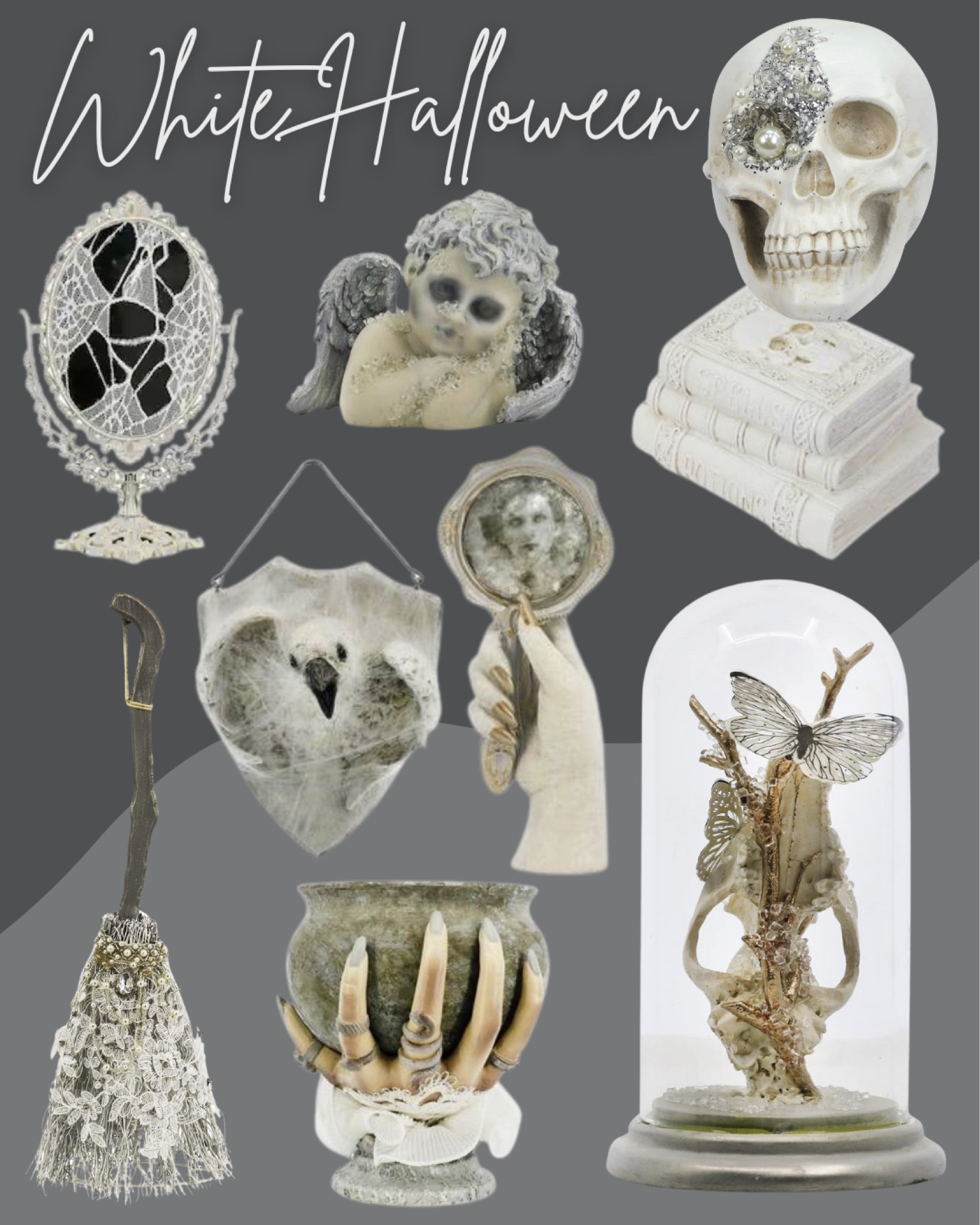 White Halloween decor at Michael’s!!! 

#LTKHome #LTKSeasonal