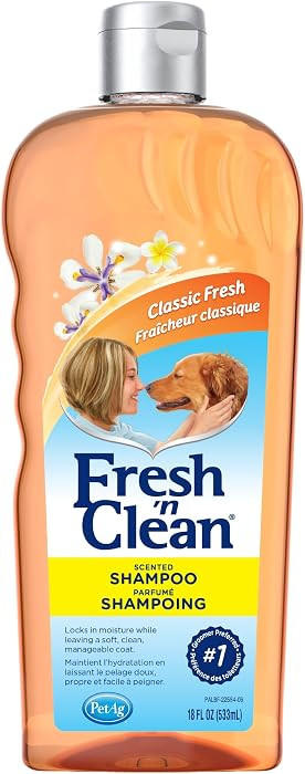 Pet-Ag Fresh \u2019n Clean Scented Shampoo, Classic Fresh Scent - 18 oz - Moisturizes with Vitami... | Amazon (US)
