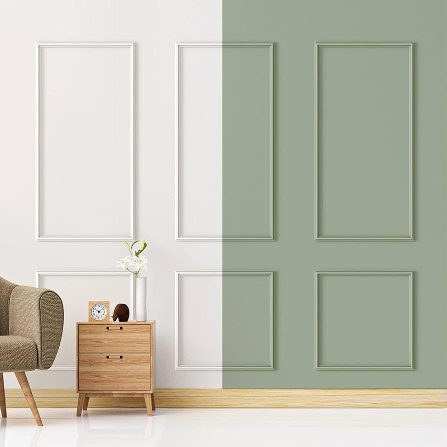 3 Sets Peel and Stick Wall Molding Kit, Premade Wainscoting Panels | Amazon (US)