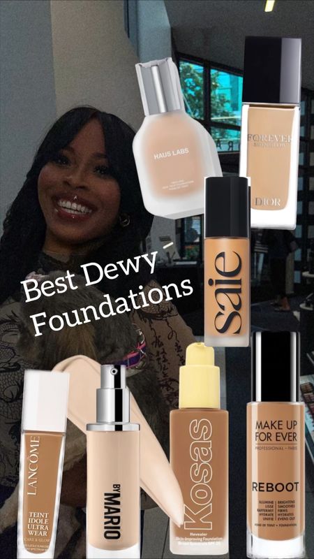 Best Dewy Foundations for a beautiful glowy look. Some of the best makeup at Sephora. 

Great for combination skin, dry skin and oily skin if you pair it with the right skincare base and primer. 

Great makeup for 
- work wear
- wedding makeup 
- everyday 
- special occasions 



#LTKbeauty #LTKworkwear #LTKwedding