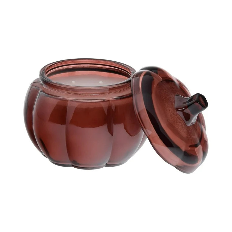 Better Homes & Gardens Farm Apple Pumpkin Scented 2-Wick Pumpkin Jar Candle 13.8oz | Walmart (US)