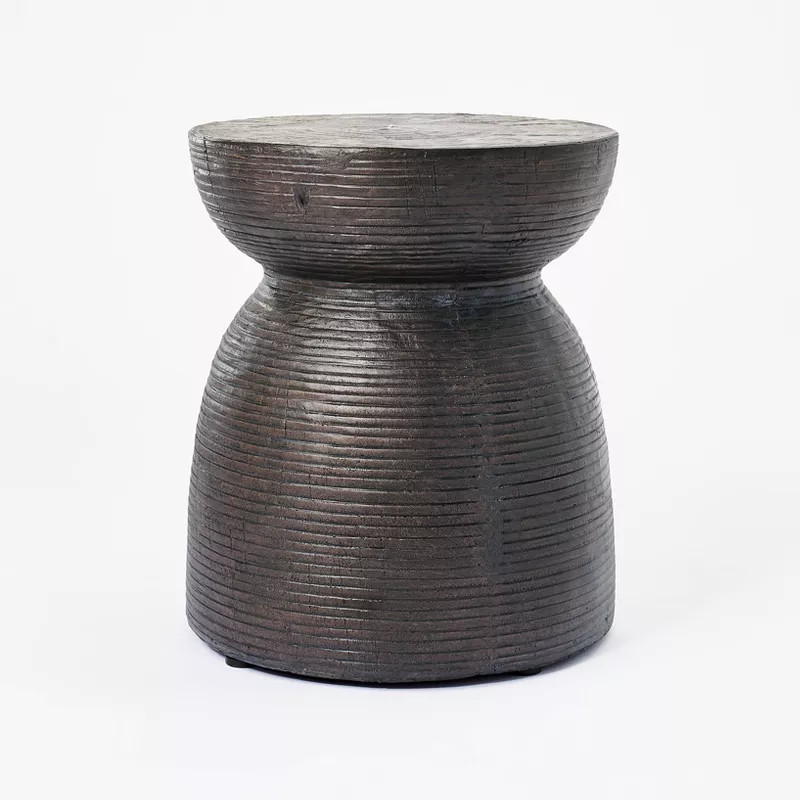 Grantsville Drum Accent Table Black - Threshold™ designed with Studio McGee | Target