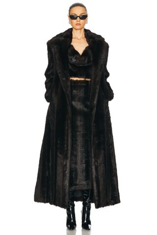 AKNVAS Marzia Coat in Visone | FWRD | FWRD 