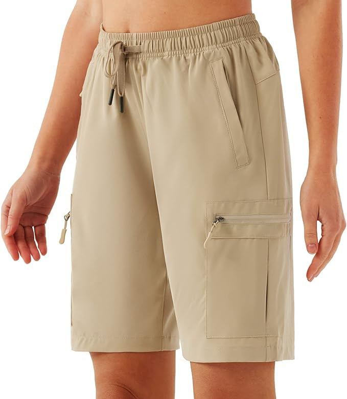URBEST Women's Hiking Cargo Shorts Quick Dry Lightweight Summer Shorts for Women Outdoor Travel G... | Amazon (US)