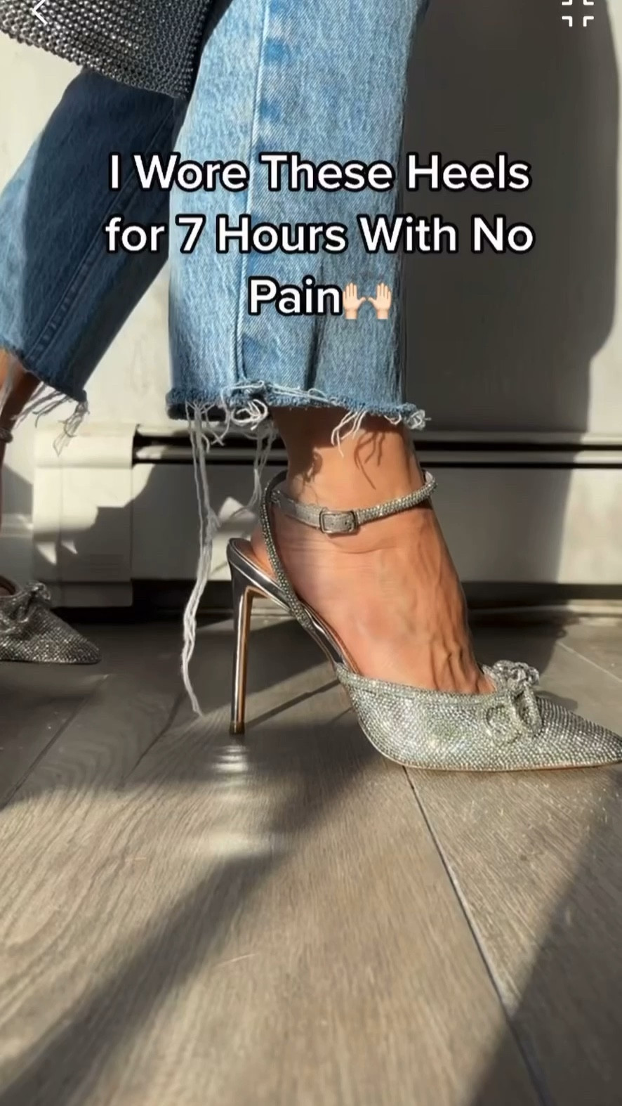 Wore these heels for 7 hours with no pain - comfortable heels, rhinestone heels, wedding heels, comfortable wedding heel, affordable heels, heels under $100