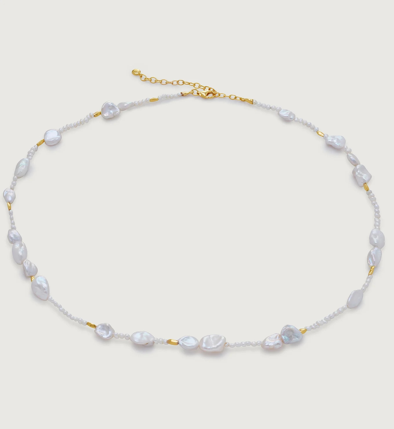 Pearl Scatter Necklace Adjustable 41-46cm/16-18' | Monica Vinader (Global)