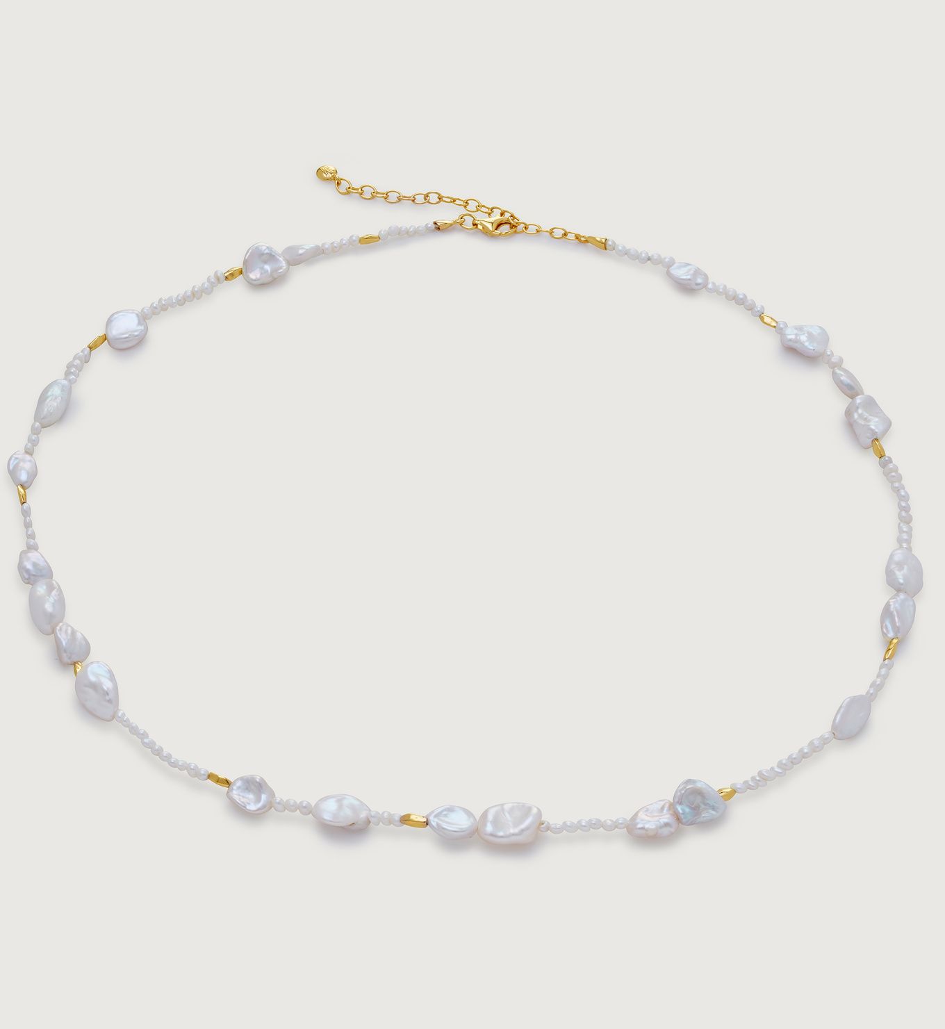 Pearl Scatter Necklace Adjustable 41-46cm/16-18' | Monica Vinader (US)