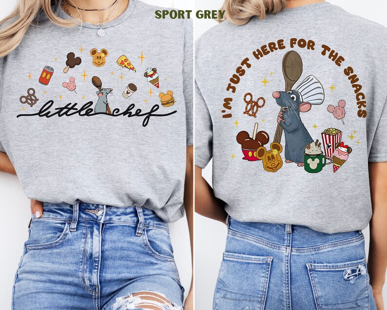 Little Chef Remy T-shirt, Disney Ratatouille Shirt, Just Here for the Snacks, Pixar Ratatouille T... | Etsy (US)