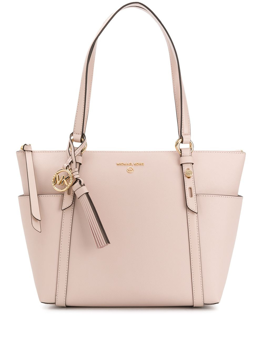 Michael Michael Kors zipped leather tote bag - Pink | Farfetch Global