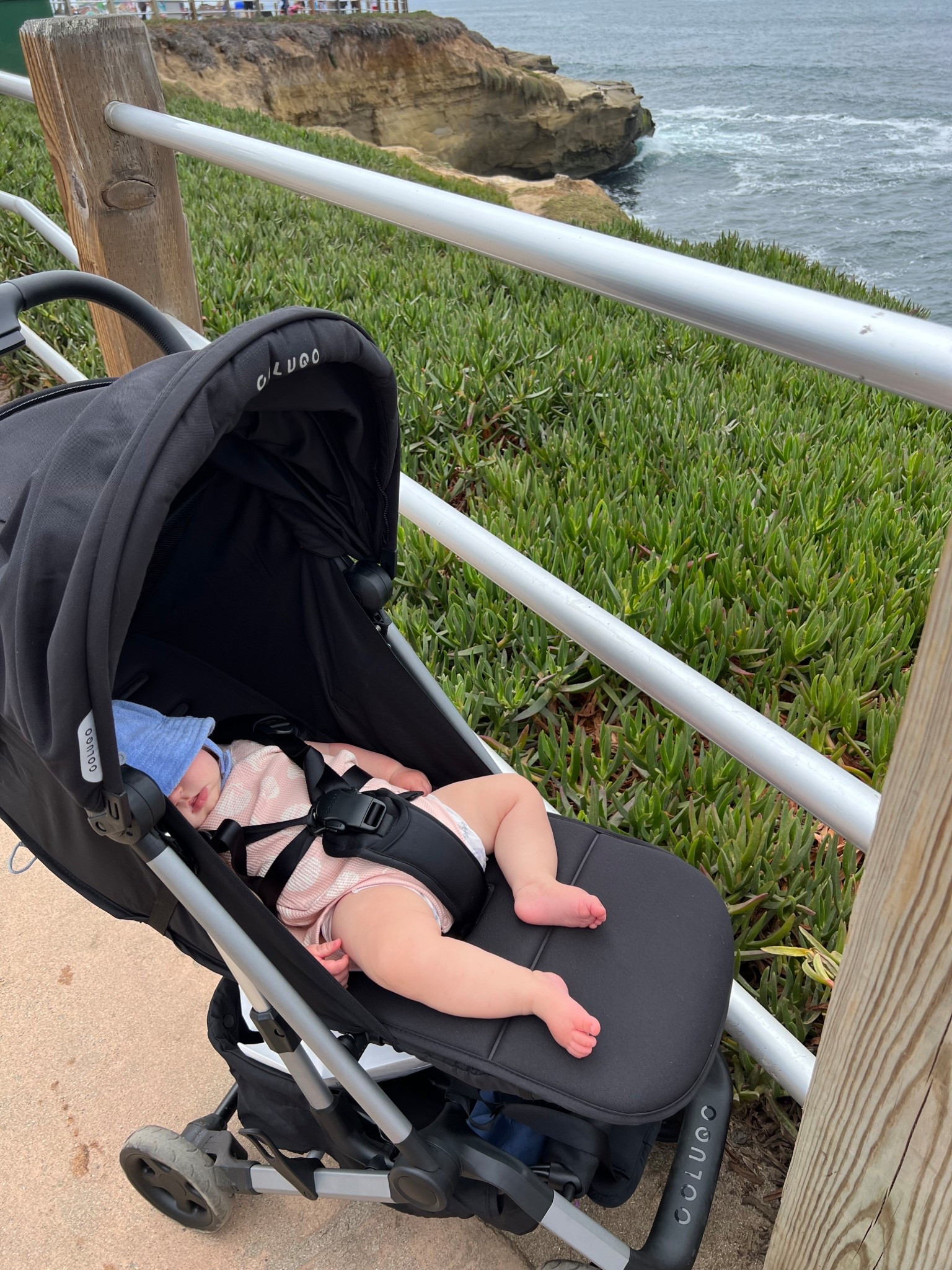 The best travel stroller! It fits in the overhead bin on an airplane! ✈️ 🤍 #travel #stroller #baby #toddler #colugo 

#LTKBaby #LTKKids #LTKTravel