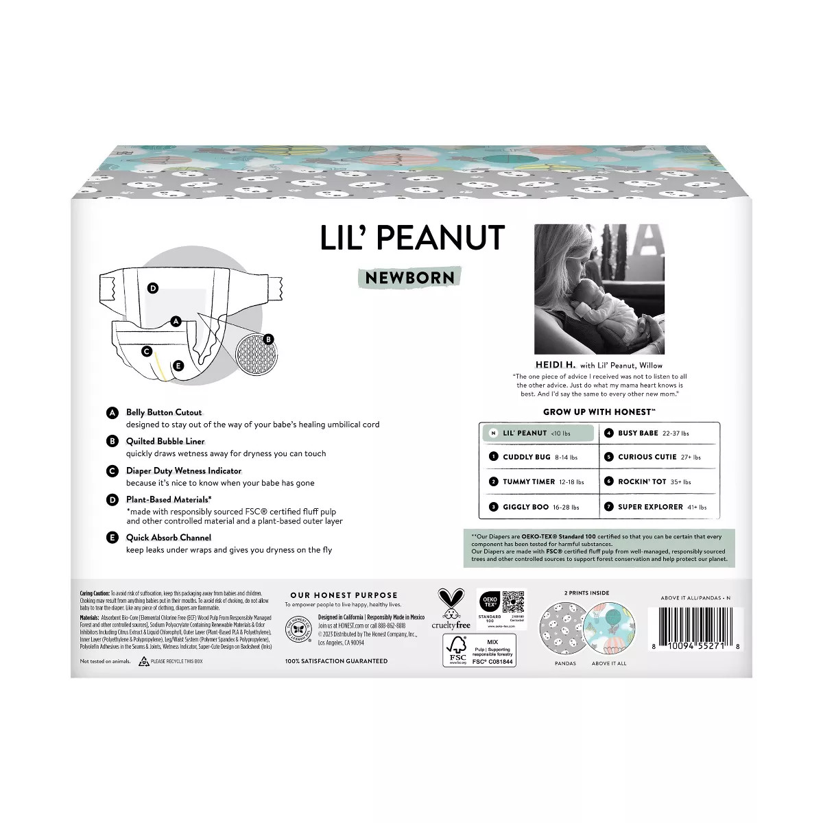 The Honest Company Disposable Diapers - Club Pack Barnyard Babies & a Pawty - Size 7 - 64ct | Target