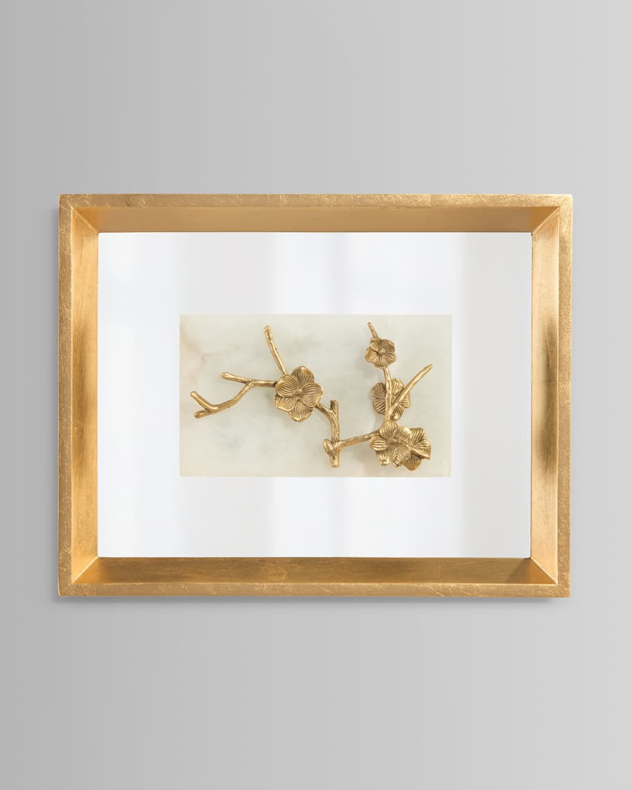 John-Richard Collection Budded Branch On Alabaster | Neiman Marcus