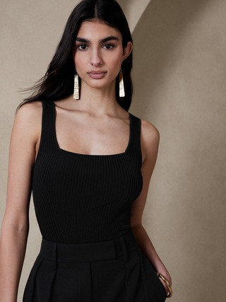 Hayden Square-Neck Tank | Banana Republic (US)