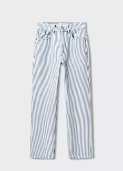 Straight striped jeans | MANGO (UK)