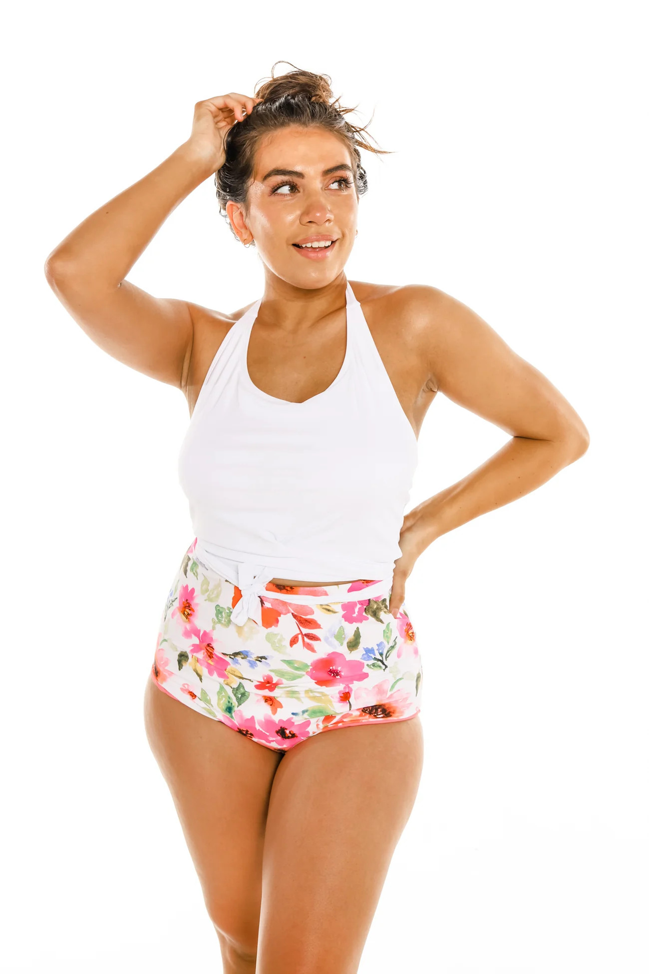 The Racha Top | White | Final Sale | Coral Reef Swim