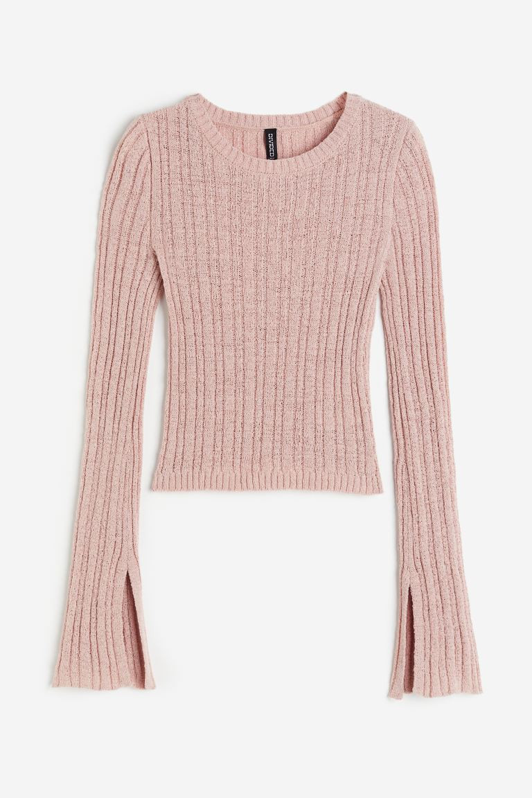 Rib-knit Sweater | Pink Sweater Sweaters | Summer Outfits 2023 | H&M (US + CA)