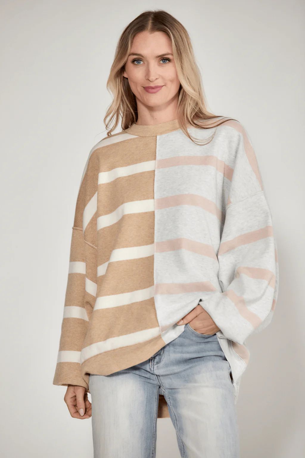 Free People Uptown Stripe Pullover | Social Threads