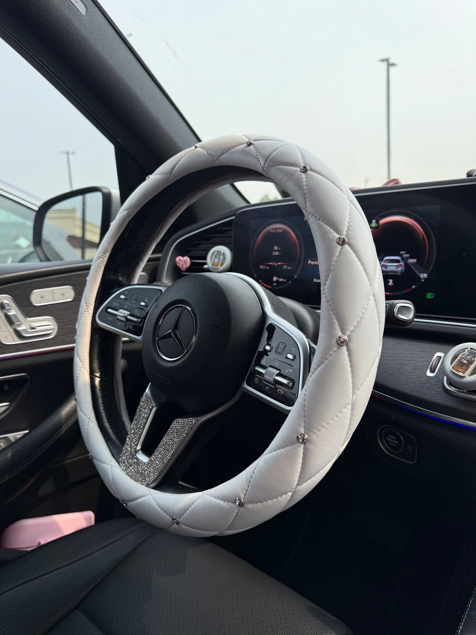 Cutest Steering Wheel cover 🤍

#LTKFindsUnder50 #LTKU