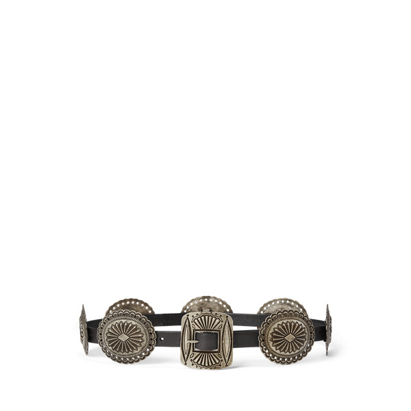 Metal-Accent Leather Belt | Ralph Lauren (IE)