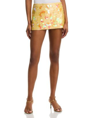 Danielle Guizio Low Rise Paillette Skirt  | Bloomingdale's Women | Bloomingdale's (US)