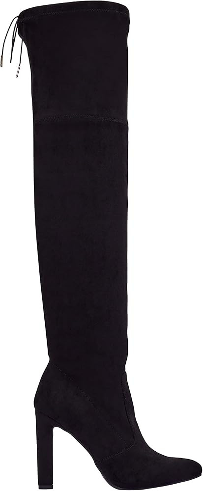 Jesyna Thigh High Boots for Women - Leather Over the Knee Boots, Faux Suede High Heel Boots, Wome... | Amazon (US)