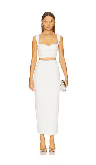 superdown Veneda Skirt Set in White. - size S | Revolve Clothing (Global)