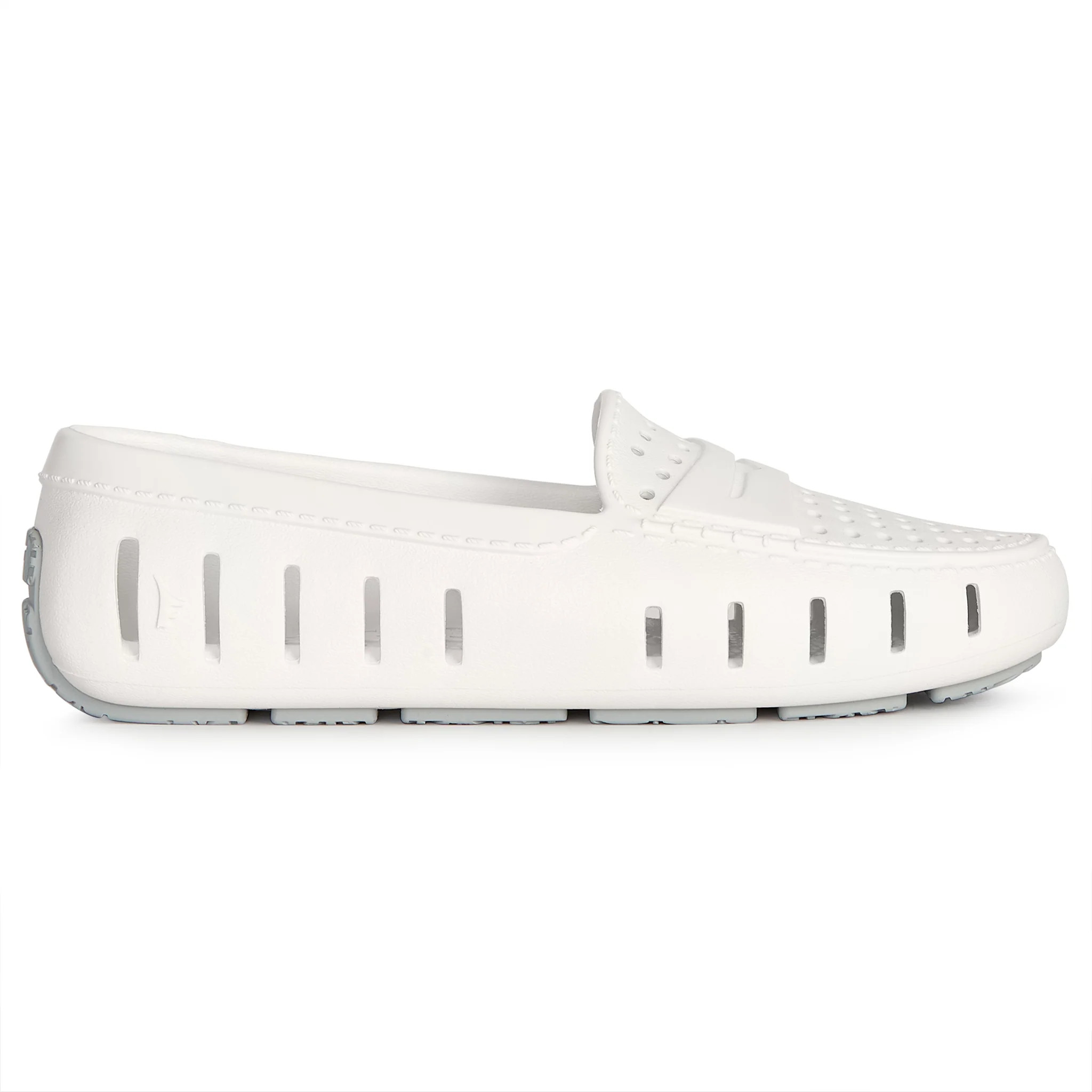 Women’s Posh 2.0 Driver Foam Shoe | Bright White/Harbor Mist Gray | Floafers