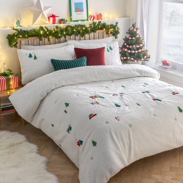 furn. Christmas Together Duvet Cover and Pillowcase Set | Dunelm