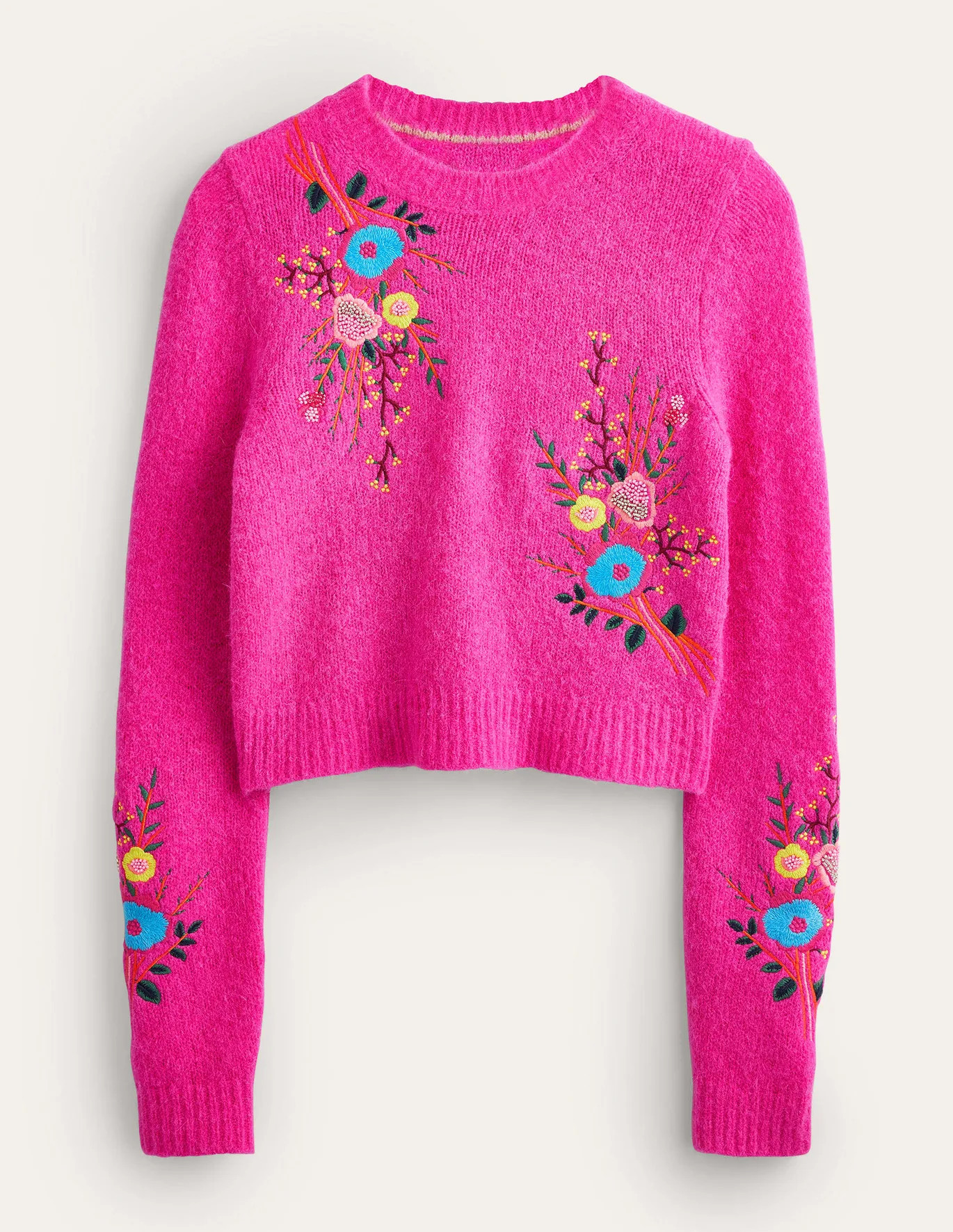 Embroidered Floral Jumper | Boden (US)