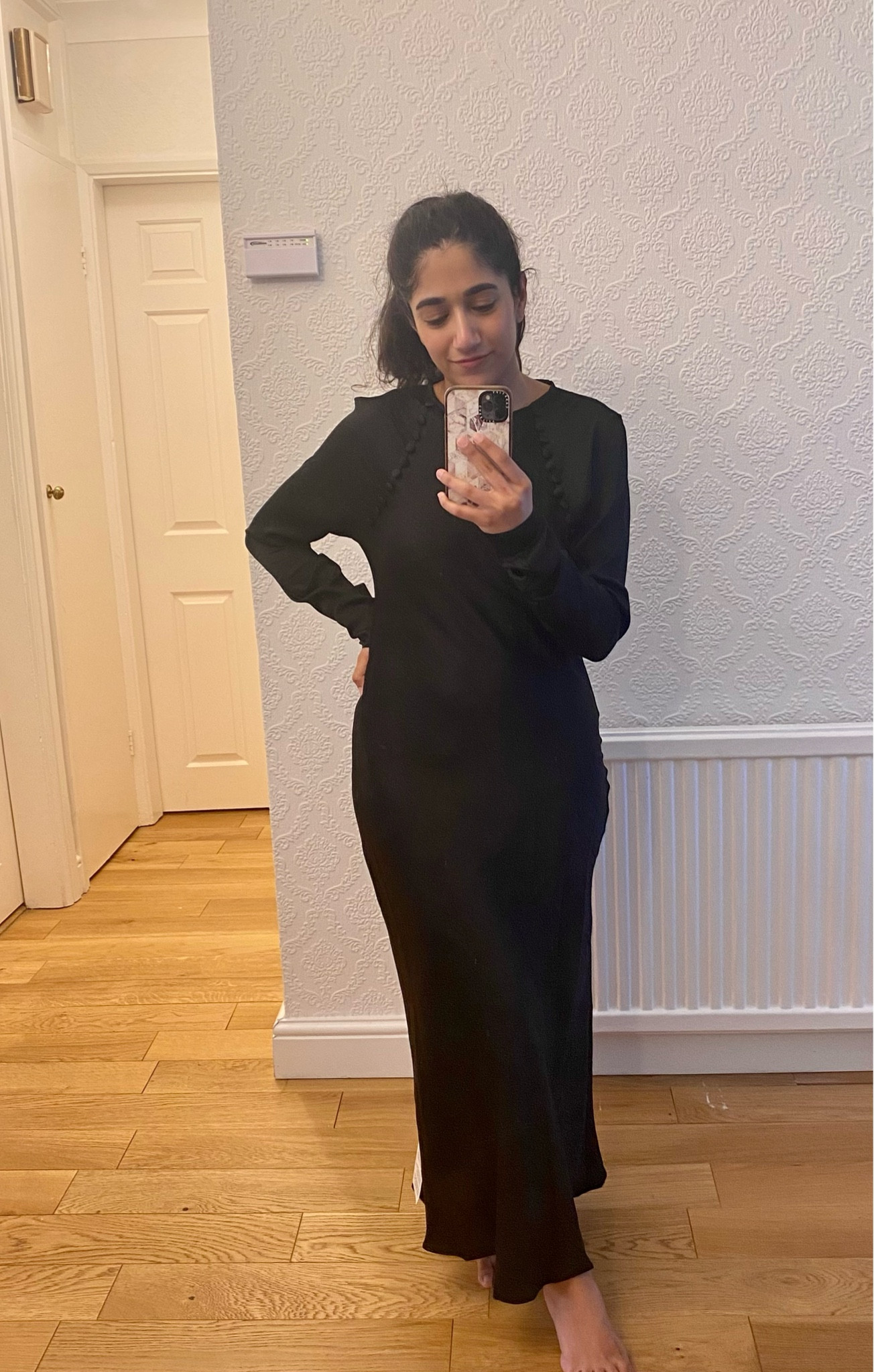 This dress is dreamy! Black satin dress and perfect for Eid. Great modest dress for Ramadan too.

#LTKFind #LTKstyletip #LTKfit
