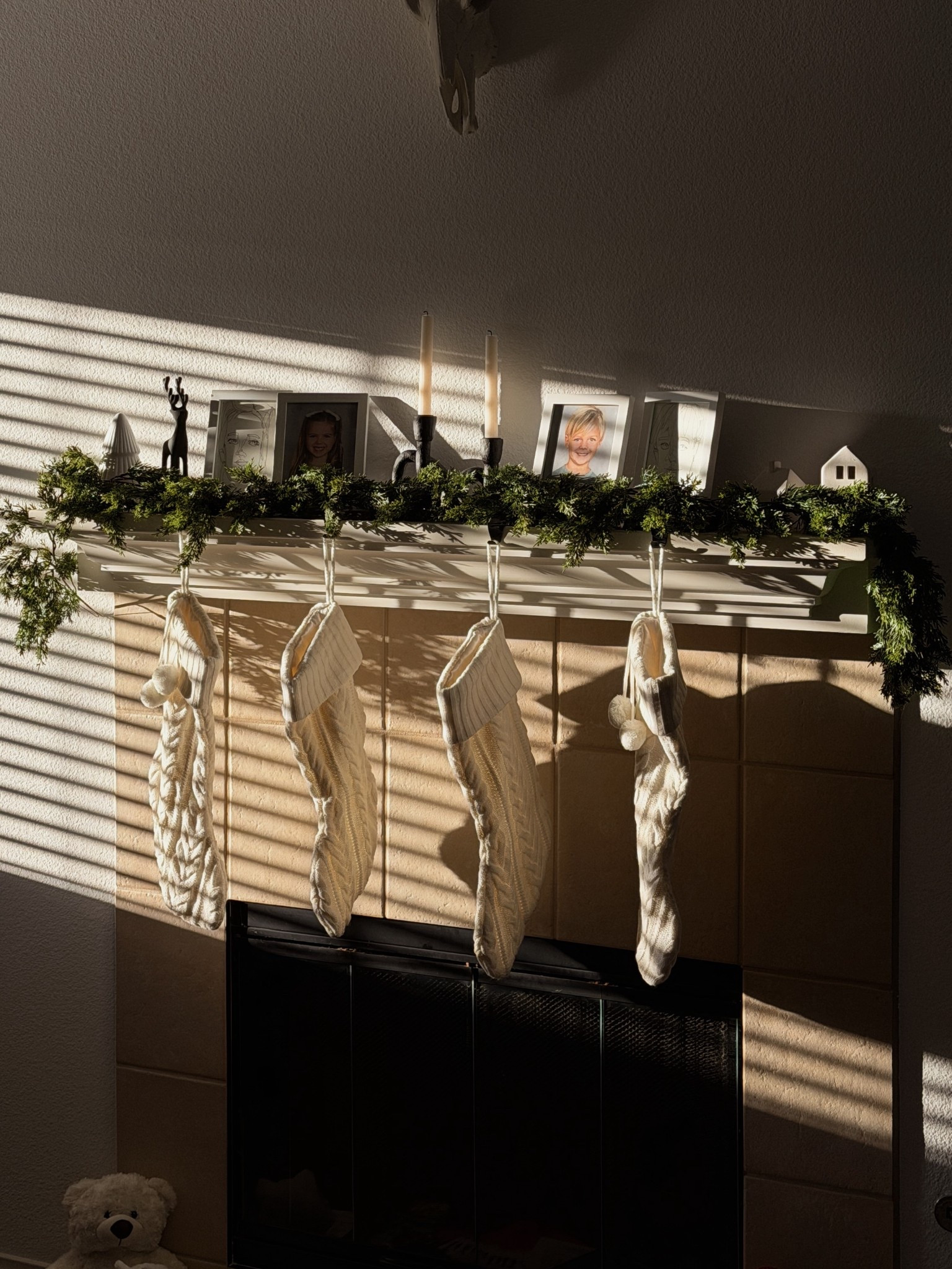 Perfect faux garland and stockings for a cozy Christmas!

#LTKSeasonal #LTKHoliday #LTKHome