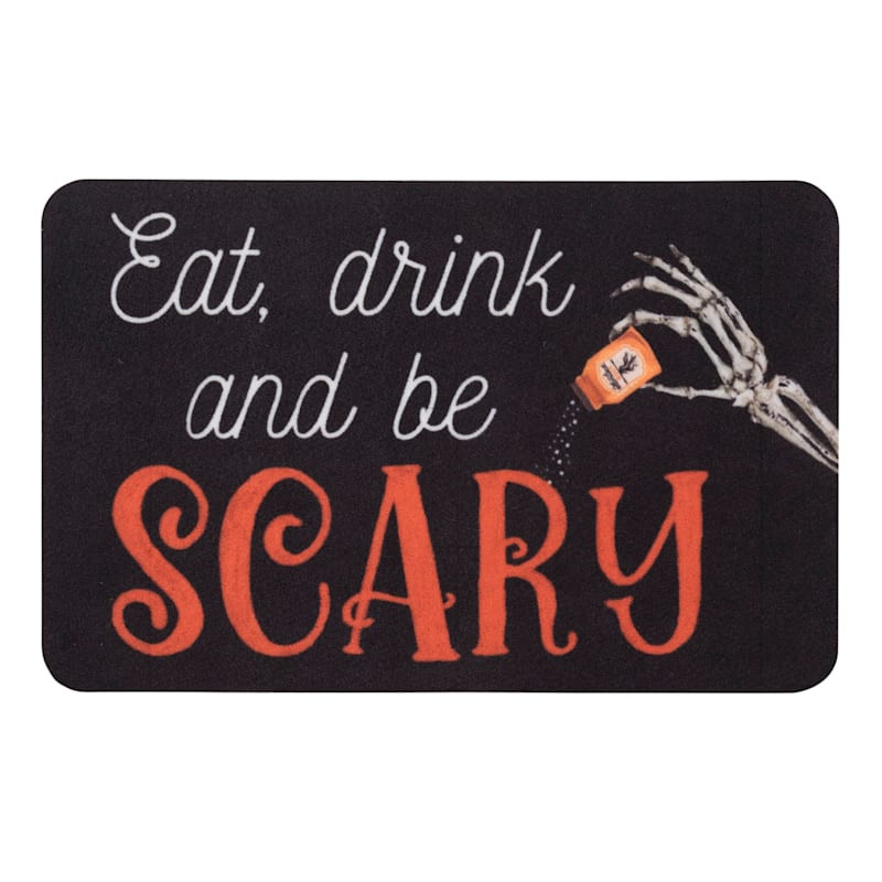 Eat Drink Be Scary Halloween Echo Mat, 17x27 | At Home