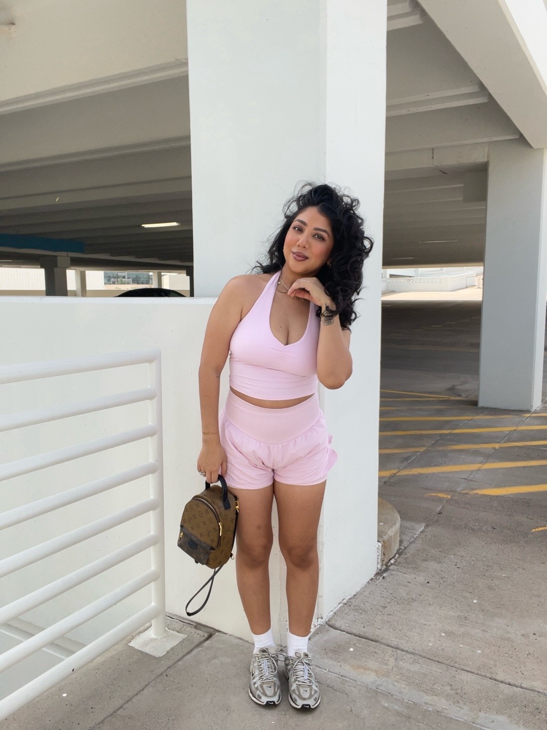 Wearing size small in both 🩷

#LTKPetite #LTKootd #LTKActive