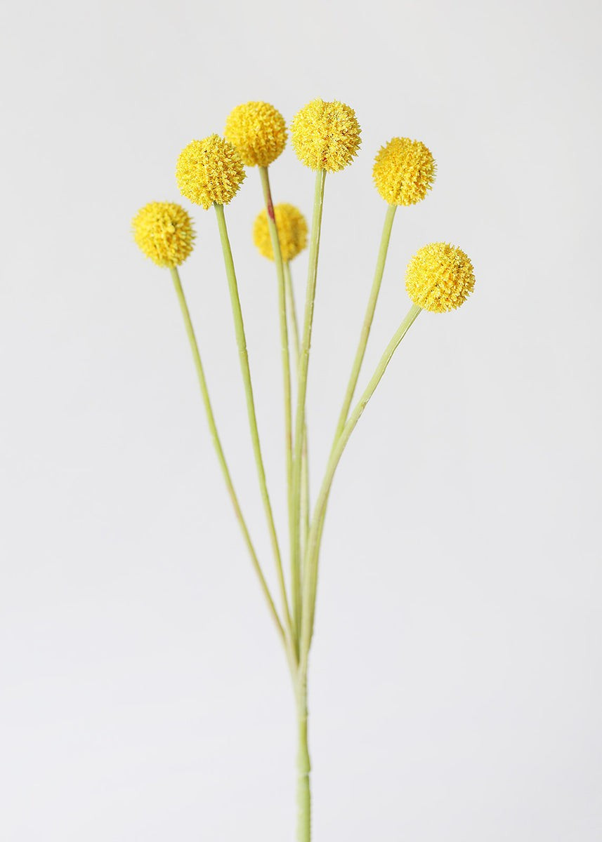 Artificial Yellow Billy Buttons | Afloral (US)