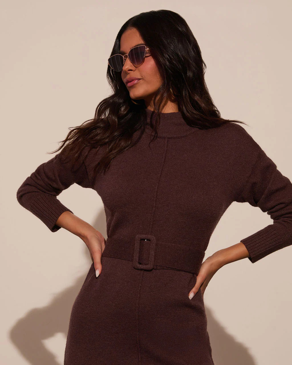 Huntley Mockneck Midi Sweater Dress | VICI