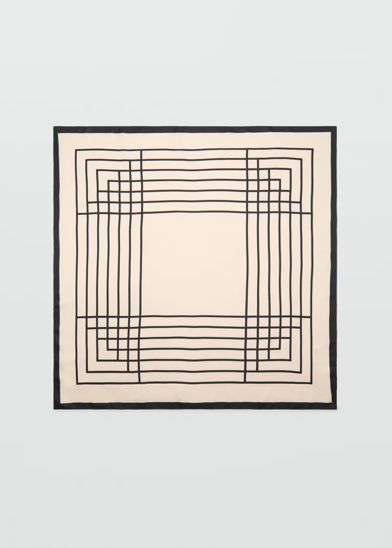 Foulard imprimé géométrique - Femme | MANGO France métropolitaine | Mango EU