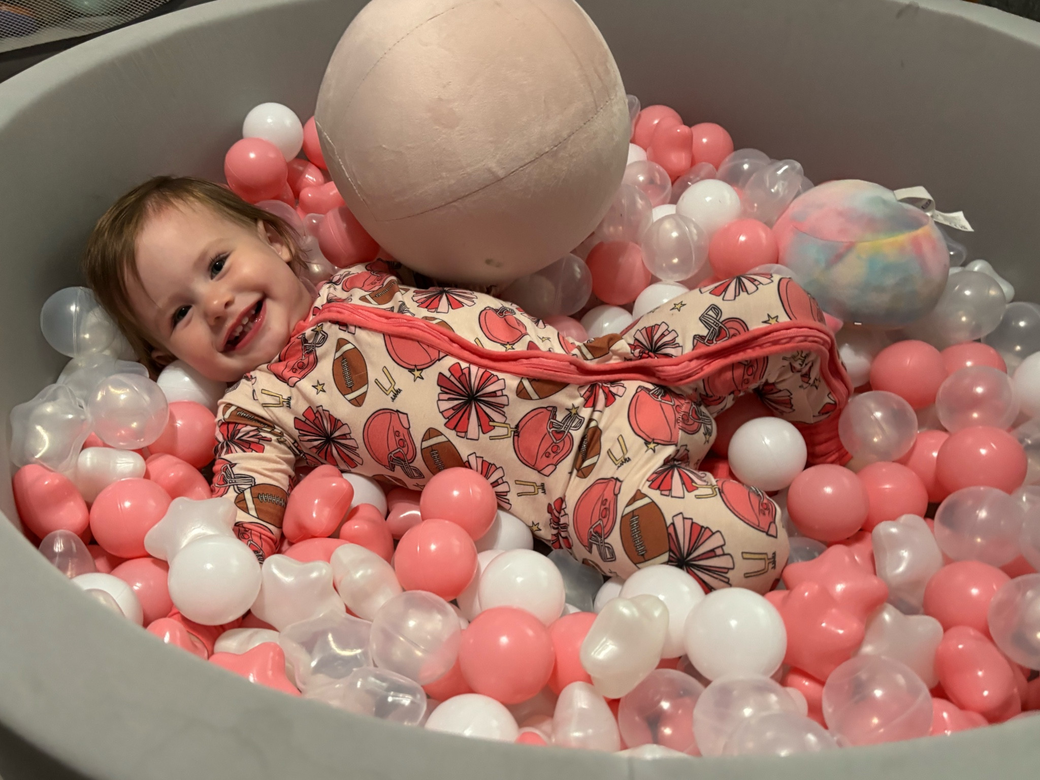 This ball pit has been one of my girls favorite toys since the day I brought it home! Such a great Christmas gift for toddlers✨
*just a hint: you probably need 2-3 packs of the balls. We personally got 3 packs*
#ToddlerGiftIdeas #ToddlerChristmas

#LTKBaby #LTKGiftGuide #LTKKids