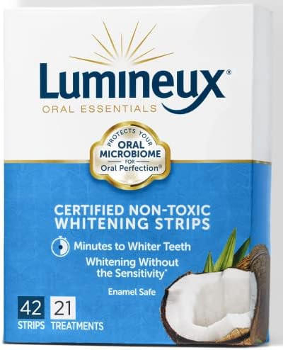 Lumineux Oral Essentials Teeth Whitening Strips - 21 Treatments - Dentist Formulated and Certifie... | Amazon (US)