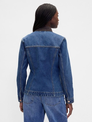Fitted Longline Denim Jacket | Gap (US)