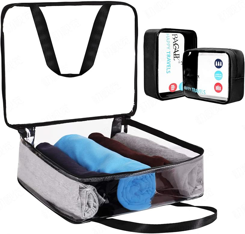 Packing Cubes Clear PVC Packing Organizers Packing Cubes for Travel Accessories | Amazon (US)