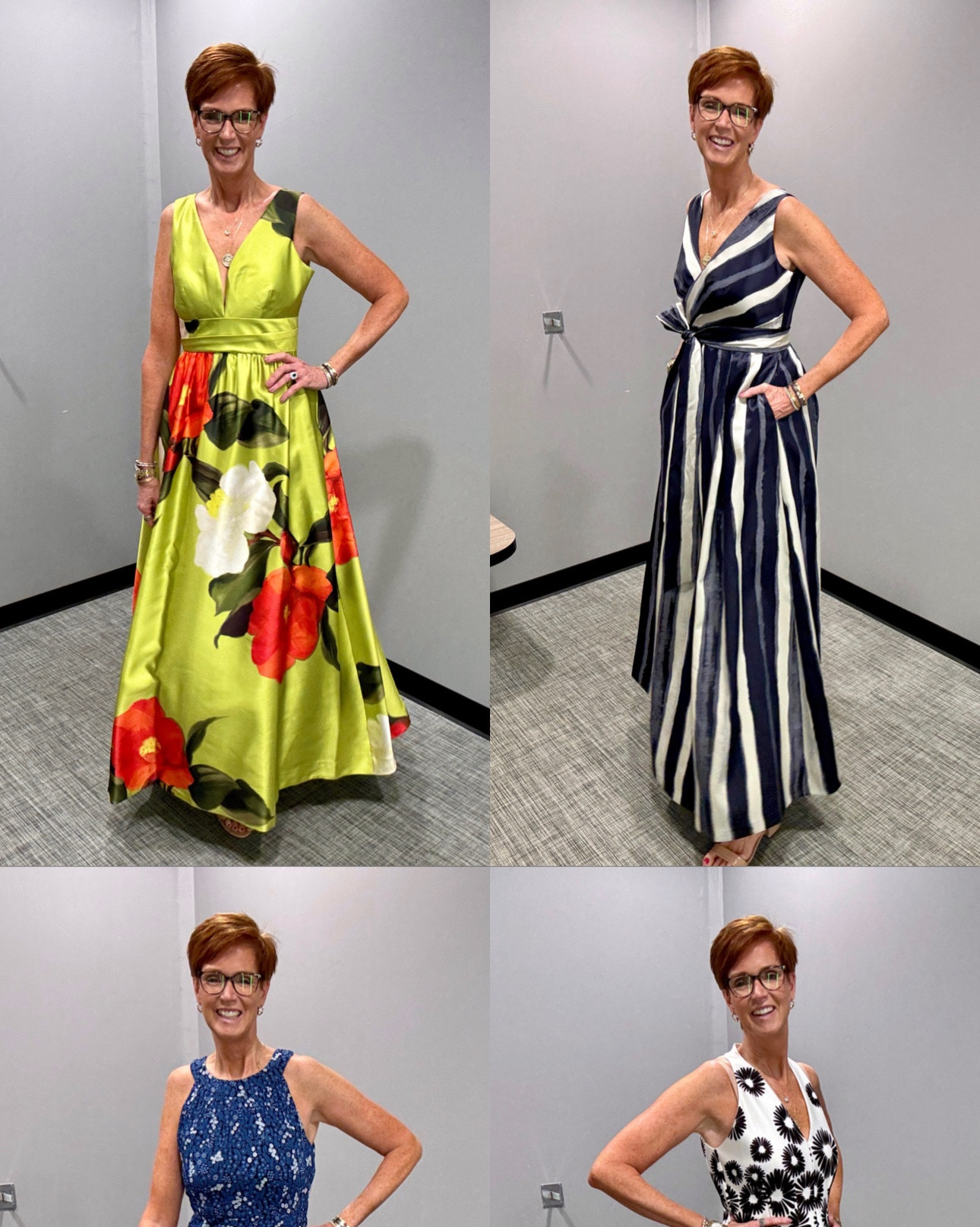 Special Occasion Dresses from Macy’s

This look is from MACY’S. Remember, the best place to see all things MACY’s is in my MACY’S storefront, linked in my Instagram bio. 

Getting dressed up should feel confident, not complicated.

Whether you're planning for a wedding, a gala, or any special event where you want to feel amazing in your dress—we’ve got you covered with 8 stunning formal looks from @Macys.
 I styled gowns that work with your body, not against it—featuring flattering fits, timeless cuts, and eye-catching details you won’t find in fast fashion.

👗 On @atalldrinkofstyle: 💛 A bold chartreuse gown with oversized floral detail + deep v neckline 🔵 A blue halter neckline gown with a flowy tiered skirt 🖤 A navy/black/cream vertical stripe full skirt gown with a flattering tie waist 🤍 A midi cream dress with black floral print – simple & chic

✨ These dresses aren’t just beautiful—they’re made to move with you, flatter your shape, and stand the test of time.
—
🛍 Tap the Macy’s Storefront links in our bios to shop each look 📌 Save this post for your next formal event 💬 Tell us below—Which one would you wear? 👯‍♀️ Tag a friend who’s got an upcoming wedding, party, or gala!

#LTKOver40 #LTKWedding #LTKStyleTip