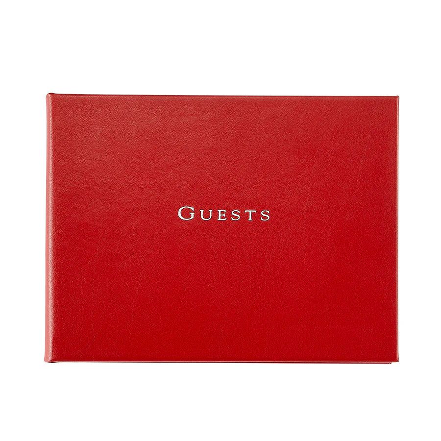 Guest Book in Recycled Italian Bonded Leather | Over The Moon