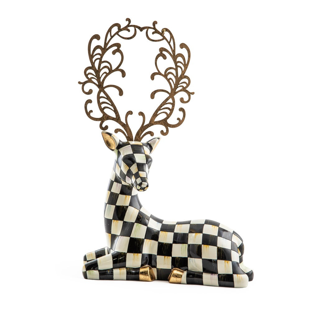 Glam Up Resting Deer | MacKenzie-Childs
